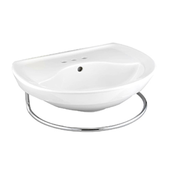 American Standard 0268.004.020 Ravenna Pedestal Basin with 4